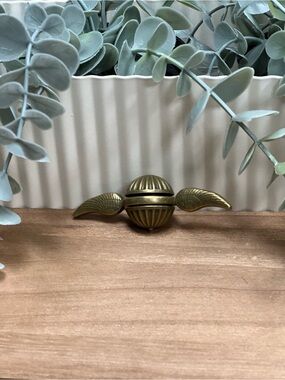 Brass Golden Winged Snitch Fidget Spinner